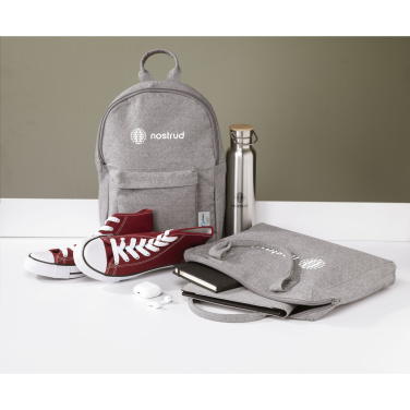 Logo trade promotional merchandise picture of: Wolkat Agadir Recycled Textile Backpack